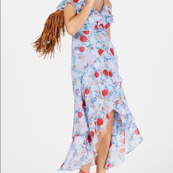 Bardot Cold Shoulder High-Low Dress - Picture 5 of 5